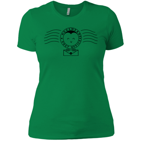 T-Shirts Kelly Green / X-Small Cute Hogsmeade Post Office Stamp Women's Premium T-Shirt
