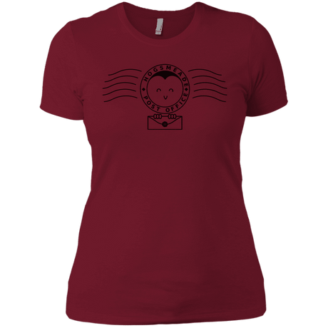 T-Shirts Scarlet / X-Small Cute Hogsmeade Post Office Stamp Women's Premium T-Shirt