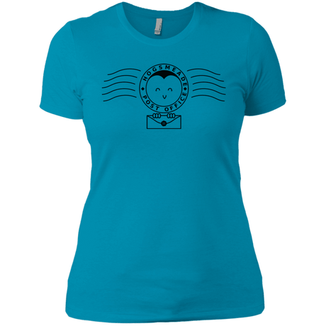 T-Shirts Turquoise / X-Small Cute Hogsmeade Post Office Stamp Women's Premium T-Shirt