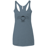 T-Shirts Indigo / X-Small Cute Hogsmeade Post Office Stamp Women's Triblend Racerback Tank