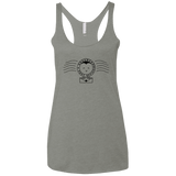 T-Shirts Venetian Grey / X-Small Cute Hogsmeade Post Office Stamp Women's Triblend Racerback Tank