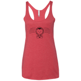 T-Shirts Vintage Red / X-Small Cute Hogsmeade Post Office Stamp Women's Triblend Racerback Tank