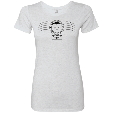 T-Shirts Heather White / S Cute Hogsmeade Post Office Stamp Women's Triblend T-Shirt