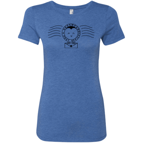T-Shirts Vintage Royal / S Cute Hogsmeade Post Office Stamp Women's Triblend T-Shirt