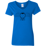 T-Shirts Royal / S Cute Hogsmeade Post Office Stamp Women's V-Neck T-Shirt