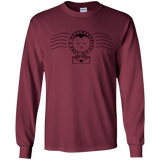T-Shirts Maroon / YS Cute Hogsmeade Post Office Stamp Youth Long Sleeve T-Shirt