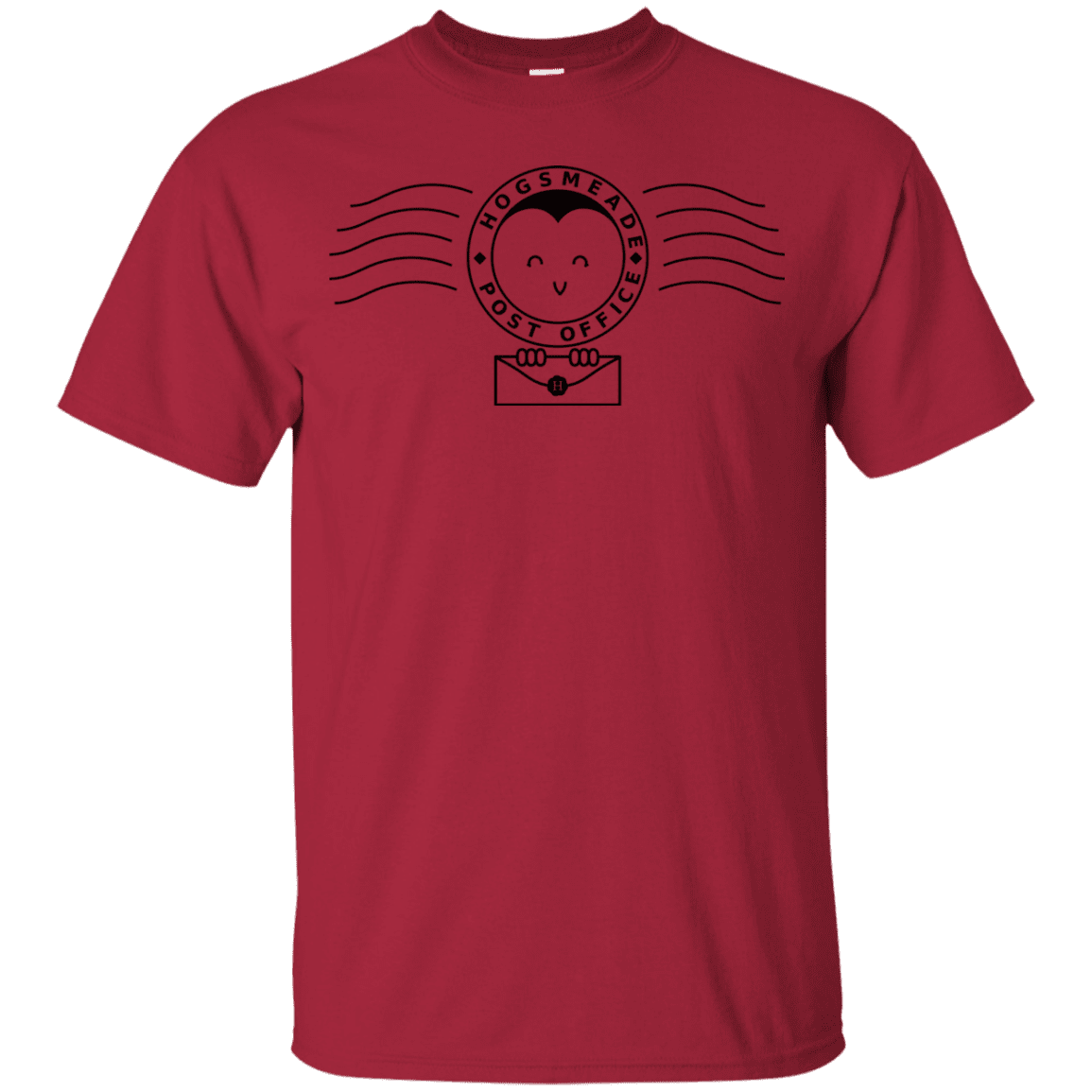 T-Shirts Cardinal / YXS Cute Hogsmeade Post Office Stamp Youth T-Shirt