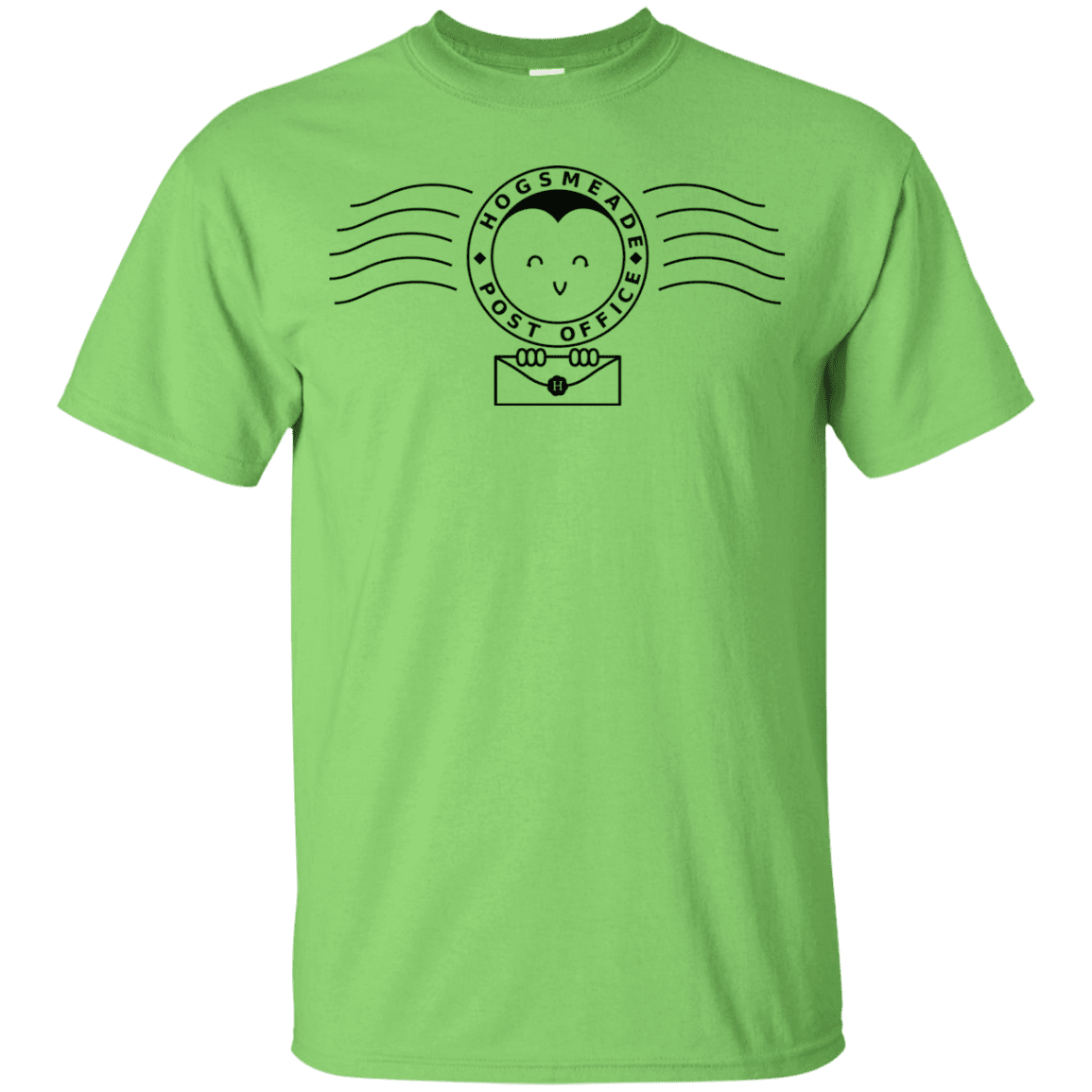 T-Shirts Lime / YXS Cute Hogsmeade Post Office Stamp Youth T-Shirt