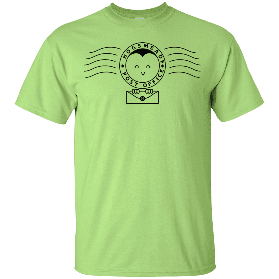 T-Shirts Mint Green / YXS Cute Hogsmeade Post Office Stamp Youth T-Shirt