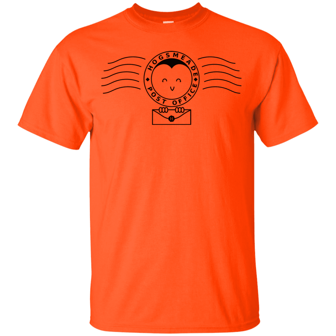 T-Shirts Orange / YXS Cute Hogsmeade Post Office Stamp Youth T-Shirt