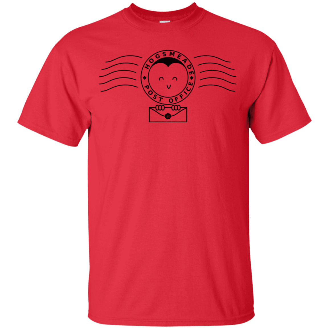 T-Shirts Red / YXS Cute Hogsmeade Post Office Stamp Youth T-Shirt