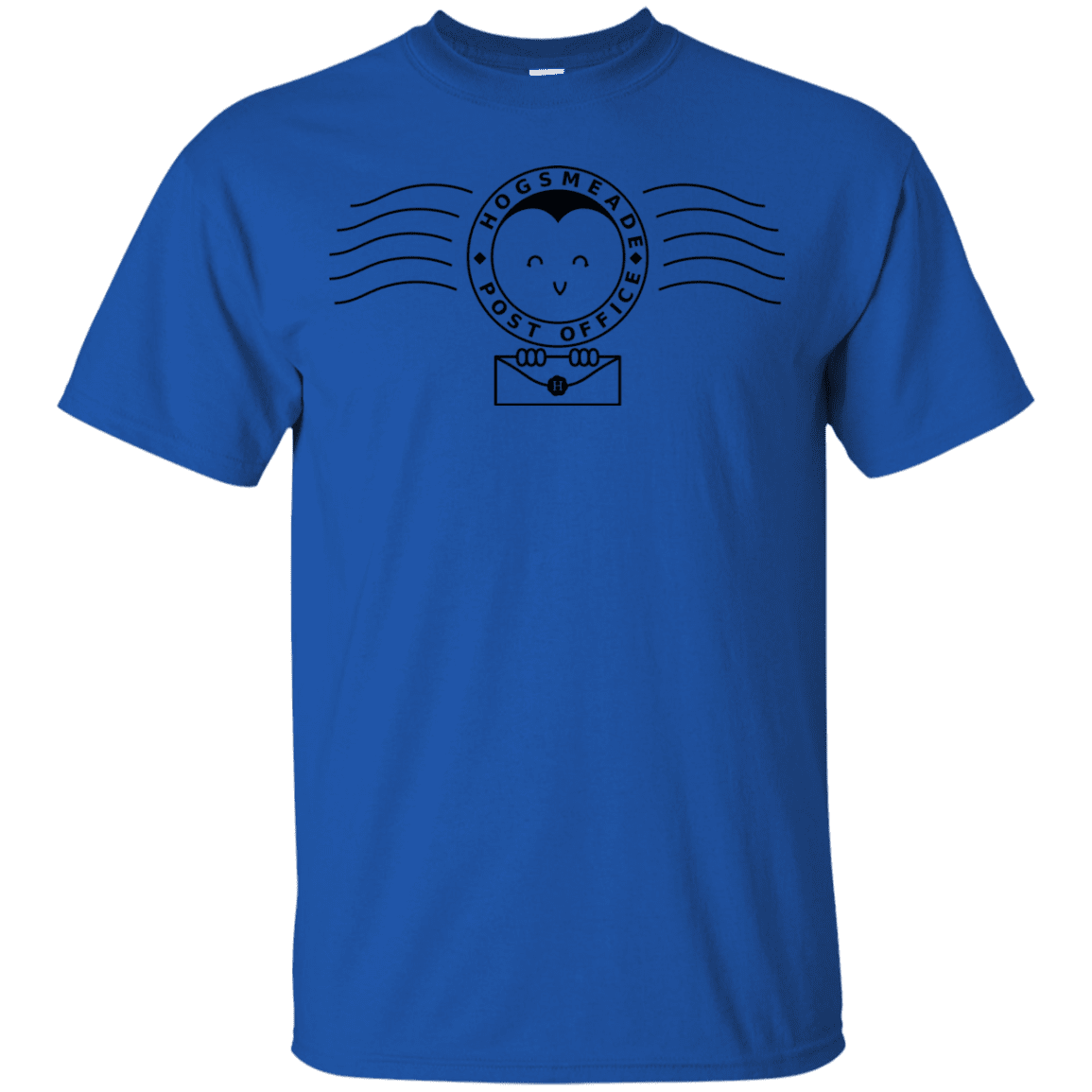 T-Shirts Royal / YXS Cute Hogsmeade Post Office Stamp Youth T-Shirt