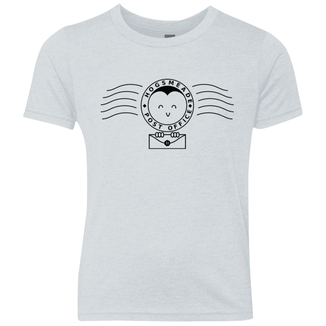 T-Shirts Heather White / YXS Cute Hogsmeade Post Office Stamp Youth Triblend T-Shirt