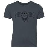 T-Shirts Vintage Navy / YXS Cute Hogsmeade Post Office Stamp Youth Triblend T-Shirt