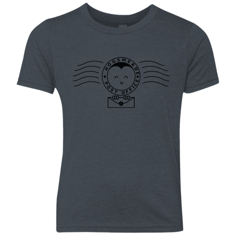 T-Shirts Vintage Navy / YXS Cute Hogsmeade Post Office Stamp Youth Triblend T-Shirt