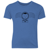 T-Shirts Vintage Royal / YXS Cute Hogsmeade Post Office Stamp Youth Triblend T-Shirt