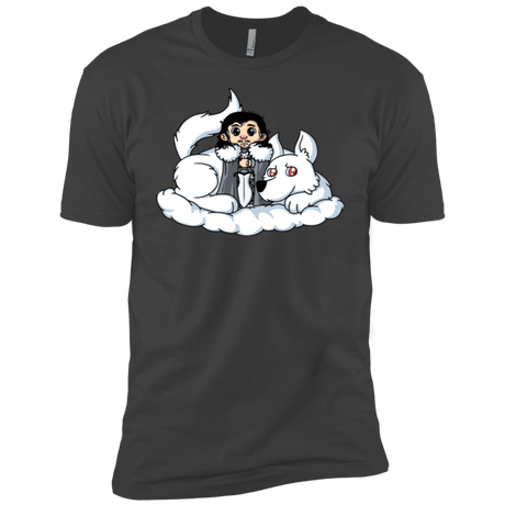 T-Shirts Heavy Metal / YXS Cute Jon Snow and  Ghost Boys Premium T-Shirt