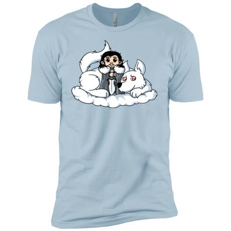 T-Shirts Light Blue / YXS Cute Jon Snow and  Ghost Boys Premium T-Shirt
