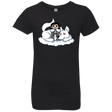 T-Shirts Black / YXS Cute Jon Snow and  Ghost Girls Premium T-Shirt