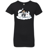 T-Shirts Black / YXS Cute Jon Snow and  Ghost Girls Premium T-Shirt