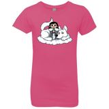 T-Shirts Hot Pink / YXS Cute Jon Snow and  Ghost Girls Premium T-Shirt
