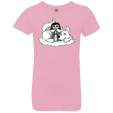 T-Shirts Light Pink / YXS Cute Jon Snow and  Ghost Girls Premium T-Shirt
