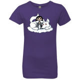 T-Shirts Purple Rush / YXS Cute Jon Snow and  Ghost Girls Premium T-Shirt