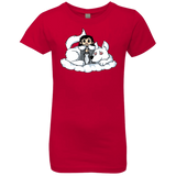 T-Shirts Red / YXS Cute Jon Snow and  Ghost Girls Premium T-Shirt