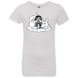 T-Shirts White / YXS Cute Jon Snow and  Ghost Girls Premium T-Shirt