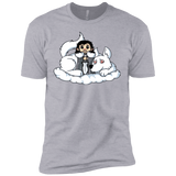 T-Shirts Heather Grey / X-Small Cute Jon Snow and  Ghost Men's Premium T-Shirt