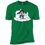 T-Shirts Kelly Green / X-Small Cute Jon Snow and  Ghost Men's Premium T-Shirt