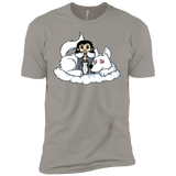 T-Shirts Light Grey / X-Small Cute Jon Snow and  Ghost Men's Premium T-Shirt