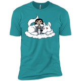 T-Shirts Tahiti Blue / X-Small Cute Jon Snow and  Ghost Men's Premium T-Shirt