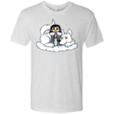 T-Shirts Heather White / Small Cute Jon Snow and  Ghost Men's Triblend T-Shirt