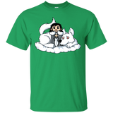 T-Shirts Irish Green / Small Cute Jon Snow and  Ghost T-Shirt