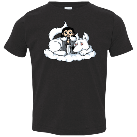 T-Shirts Black / 2T Cute Jon Snow and  Ghost Toddler Premium T-Shirt