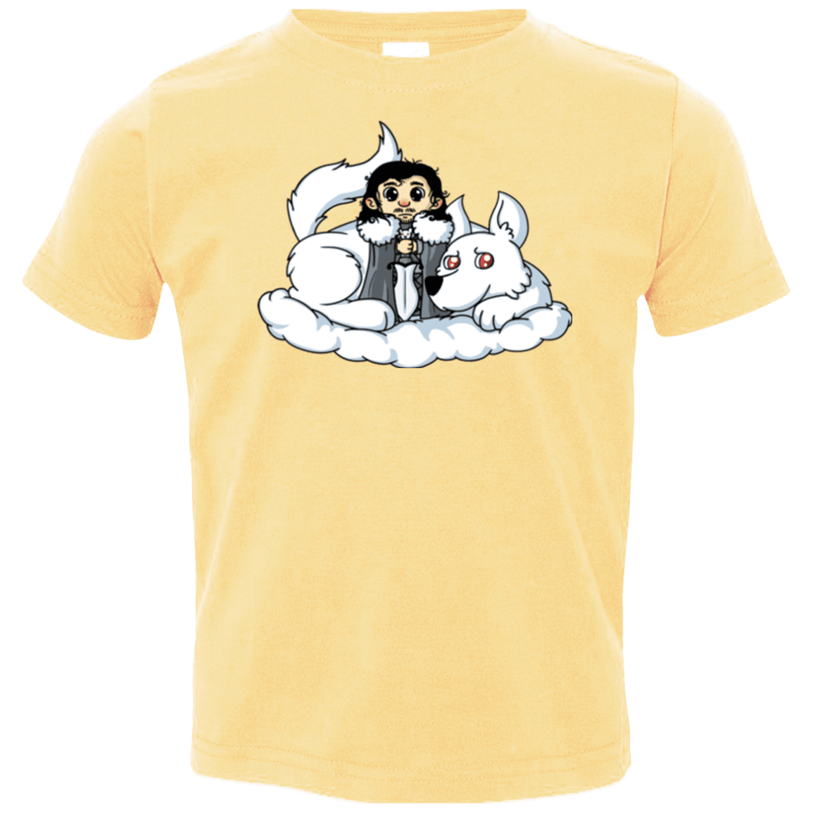 T-Shirts Butter / 2T Cute Jon Snow and  Ghost Toddler Premium T-Shirt