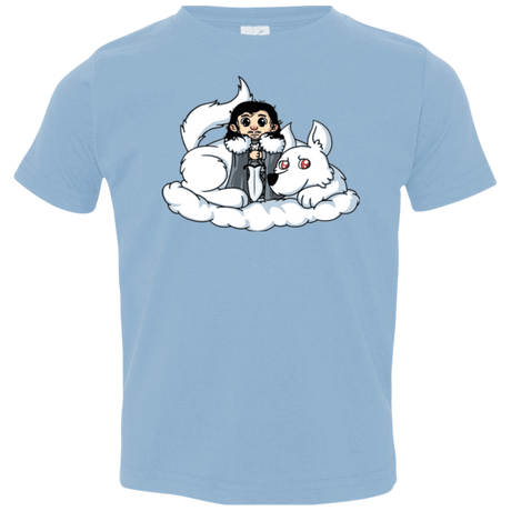 T-Shirts Light Blue / 2T Cute Jon Snow and  Ghost Toddler Premium T-Shirt