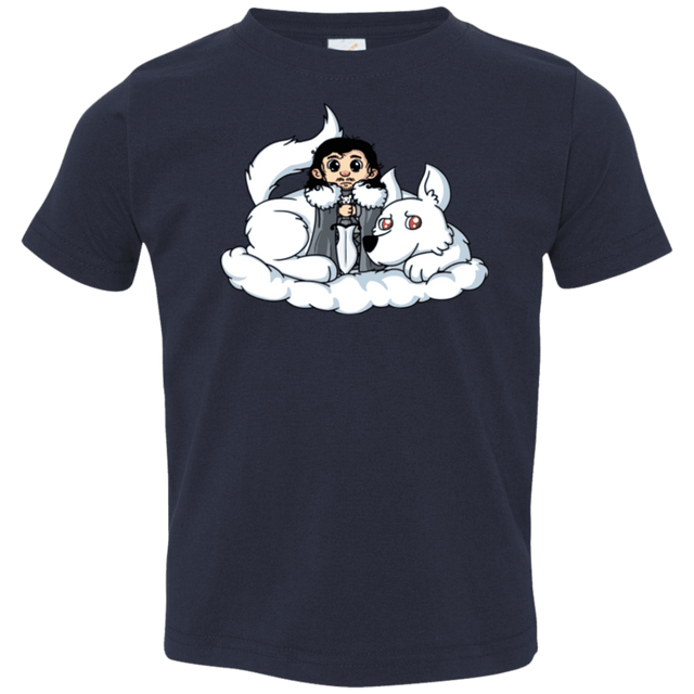 T-Shirts Navy / 2T Cute Jon Snow and  Ghost Toddler Premium T-Shirt