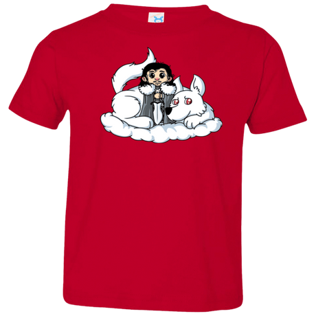 T-Shirts Red / 2T Cute Jon Snow and  Ghost Toddler Premium T-Shirt