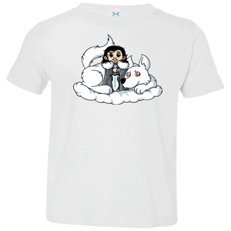 T-Shirts White / 2T Cute Jon Snow and  Ghost Toddler Premium T-Shirt