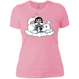 T-Shirts Light Pink / X-Small Cute Jon Snow and  Ghost Women's Premium T-Shirt