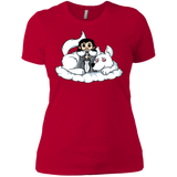 T-Shirts Red / X-Small Cute Jon Snow and  Ghost Women's Premium T-Shirt