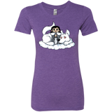 T-Shirts Purple Rush / Small Cute Jon Snow and  Ghost Women's Triblend T-Shirt