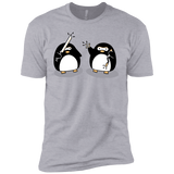 T-Shirts Heather Grey / YXS Cute Ninja Penguins Boys Premium T-Shirt