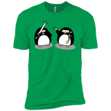 T-Shirts Kelly Green / YXS Cute Ninja Penguins Boys Premium T-Shirt