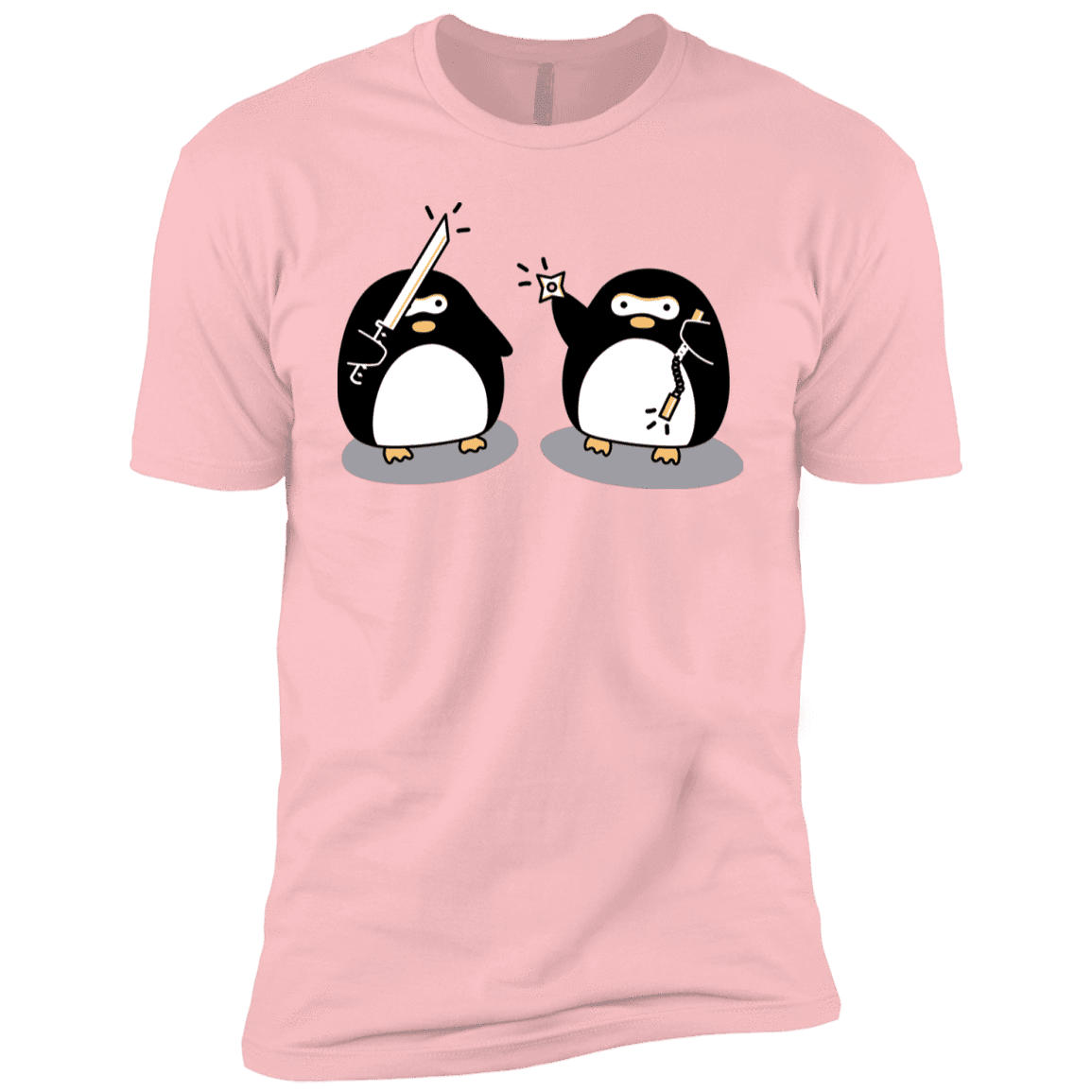 T-Shirts Light Pink / YXS Cute Ninja Penguins Boys Premium T-Shirt