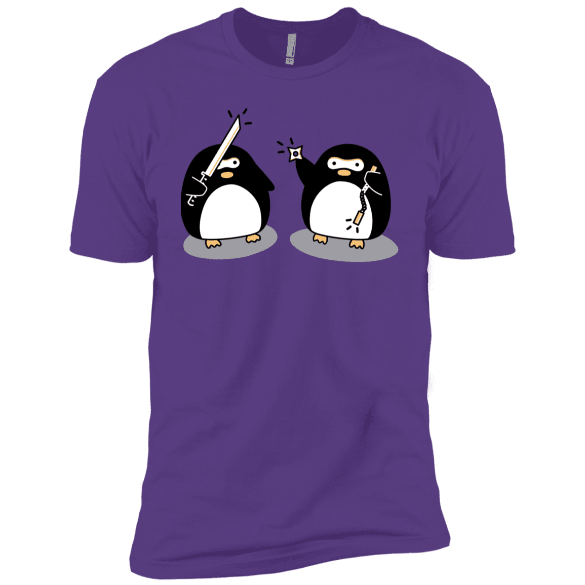 T-Shirts Purple Rush / YXS Cute Ninja Penguins Boys Premium T-Shirt