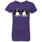 T-Shirts Purple Rush / YXS Cute Ninja Penguins Girls Premium T-Shirt