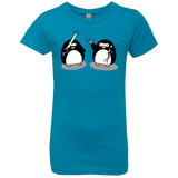 T-Shirts Turquoise / YXS Cute Ninja Penguins Girls Premium T-Shirt